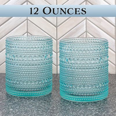 acrylic textured tall drinking glasses large set colored Diamond Cut Acrylic Glasses Drinking Set Of 4 19Oz , Plastic Drinking Glasses, Bpa Free Cocktail Glasses, Drinkware Set, Drinking Water Glasses Blue main image 0