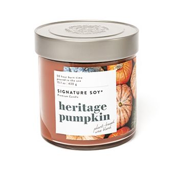 Signature Soy Lidded Heritage Pumpkin Scented Candle
