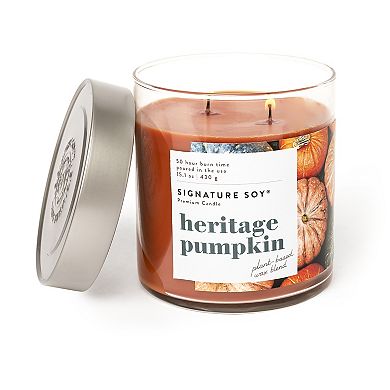 Signature Soy Lidded Heritage Pumpkin Scented Candle