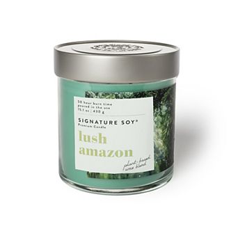 Signature Soy Lidded Lush Amazon Scented Candle