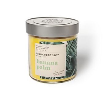 Signature Soy Lidded Banana Palm Scented Candle