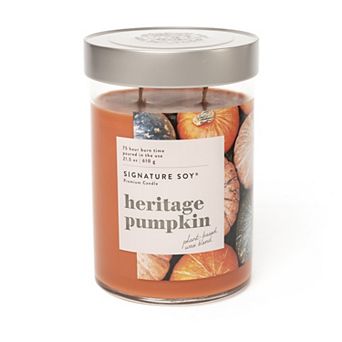 Signature Soy Lidded Heritage Pumpkin Scented Candle