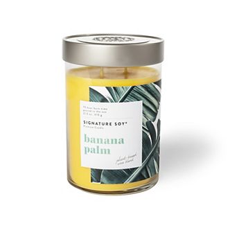 Signature Soy Lidded Banana Palm Scented Candle