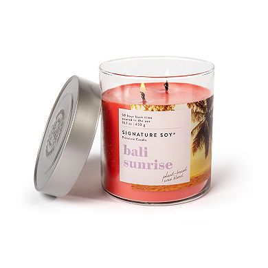 Signature Soy Lidded Bali Sunrise Scented Candle