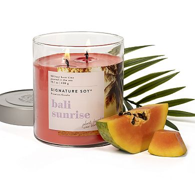 Signature Soy Lidded Bali Sunrise Scented Candle