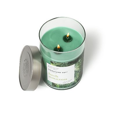 Signature Soy Lidded Lush Amazon Scented Candle