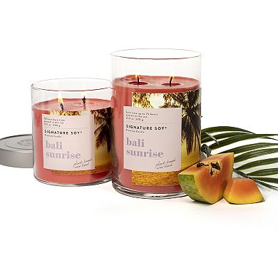 Signature Soy Lidded Bali Sunrise Scented Candle