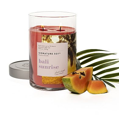 Signature Soy Lidded Bali Sunrise Scented Candle