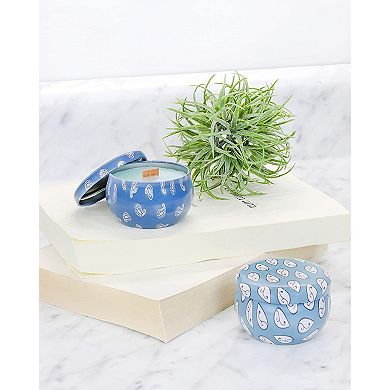 2oz Boho Metal Candle Tins, 12Pack; EuropeanStyle Craft & Gift Containers