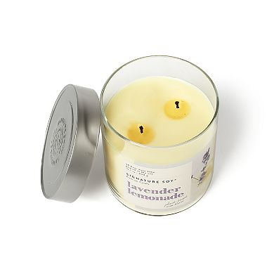 Signature Soy Lidded Lavender Lemonade Scented Candle