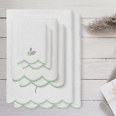 Linum Home Textiles HYDEA Scallop 6-pc. Cotton Towel Set