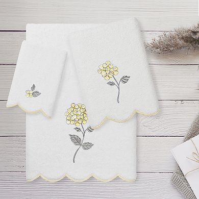 Linum Home Textiles HYDEA Scallop 3-pc. Cotton Towel Set