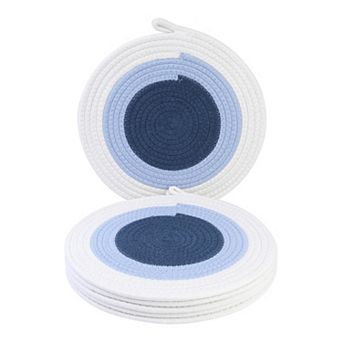 6 Sets Farmhouse Placemats for Dining Table Decor Indoor Outdoor Kitchen Table Mat 11.8inch