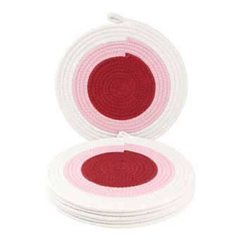 6 Sets Farmhouse Placemats for Dining Table Decor Indoor Outdoor Kitchen Table Mat 11.8inch