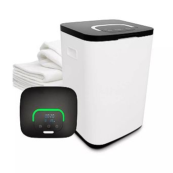 Di'Aroma Towel Warmer Bucket, Large Bathroom Towel Heater w Auto Keep Warm, Timer & 24h Delay Start