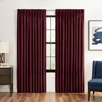 Waverly Serendipity Pinch Pleat Single Window Curtain Panel