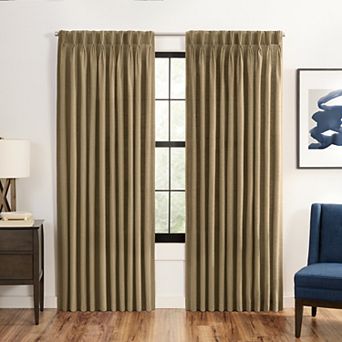 Waverly Serendipity Pinch Pleat Single Window Curtain Panel
