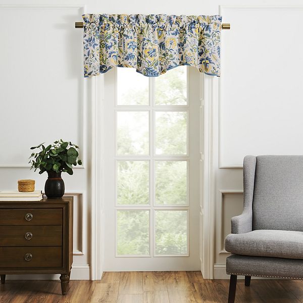 Waverly La Petite Ferme Green/pale Yellow Window Valances French