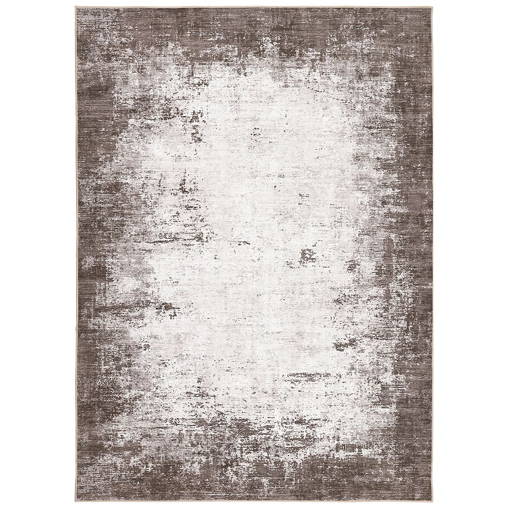 Abstract Machine Washable Area Rugs Non-Slip Foldable Non-Shedding Low ...