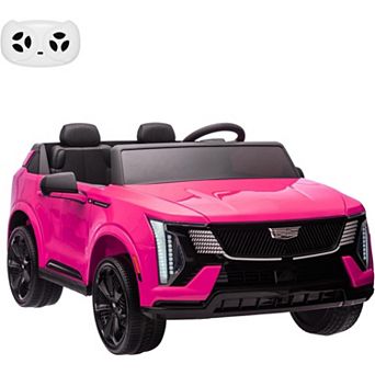 24V Kids Ride on Car with Remote Control 2 Seater Electric Vehicle Licensed Cadillac Ride on Toy