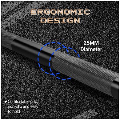 Olympic Barbell for Home Gym, with Copper Sleeves