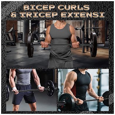 Olympic Barbell for Home Gym, with Copper Sleeves