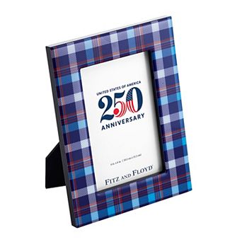 Fitz & Floyd 8" x 6" Patriotic Flannel Picture Frame