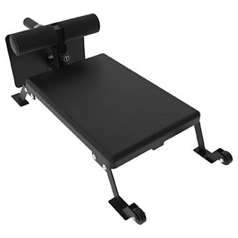 Nordic Curl Machine - Adjustable Hamstring Curl Bench with Wheels for Home Gym