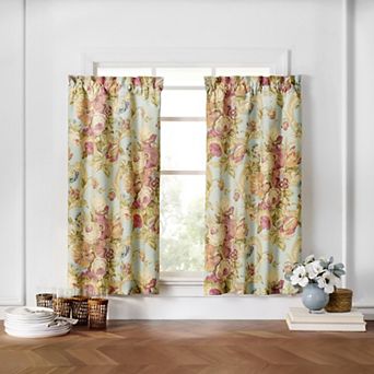 Waverly Spring Bling Tiered Panel Window Curtain Panels