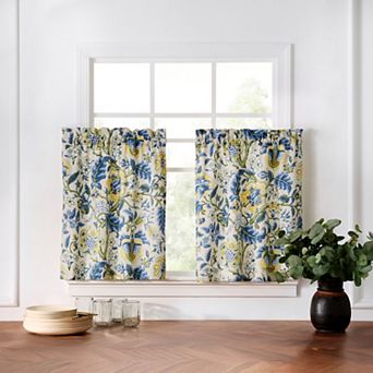 Waverly Imperial Dress 2 pk Tier Window Curtain Panels