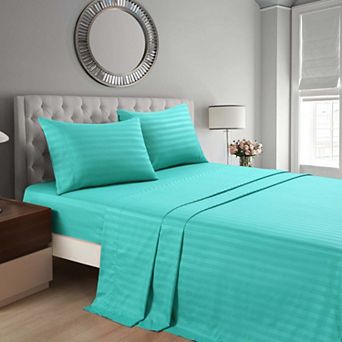 Marcielo 3/4 pc Luxury Stripe Bed Sheets Set