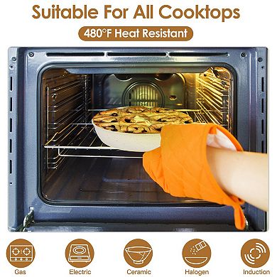 9-Piece Nonstick Cookware Set with Detachable Handles & Glass Lids, Oven Safe