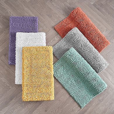 Laura Ashley Chenille Bath Mat & TPR Backing