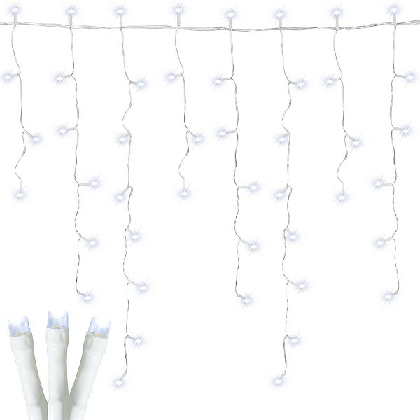 Ollny 486 LED 40ft Cool White Christmas Icicle Lights