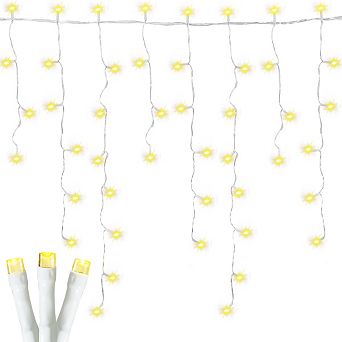 Ollny 400 LED 32ft Warm White Icicle Lights