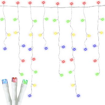 Ollny 400 LED 32ft Multi Color Icicle Lights