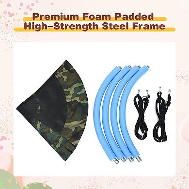 Adjustable Round Tree Swing for Kids with 330 lbs Weight Capacity