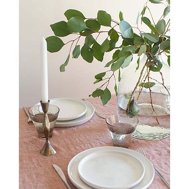 High Diamond Hand-Forged Iron Candle Stand - Set of 2