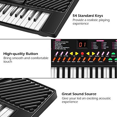 54 Keys Kids Electronic Music Piano