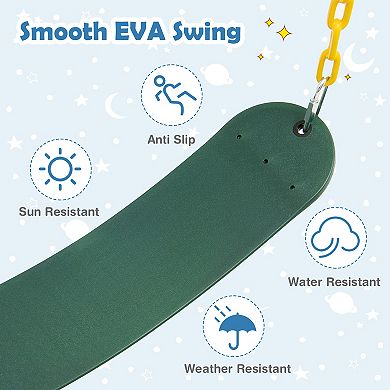 10FT Kids Dome Climber with EVA Swing, Heavy-Duty Steel Frame and 800 lb Weight Capacity