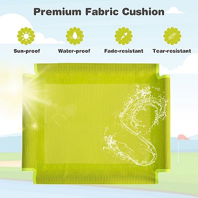 Blue Kids Climbing Dome with Slide and Cushion for Garden or Yard