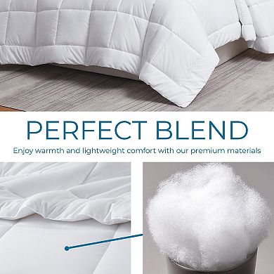 Nestl Bedding Tufted Duvet Cover Set with Quilted Down Alternative Comforter Insert