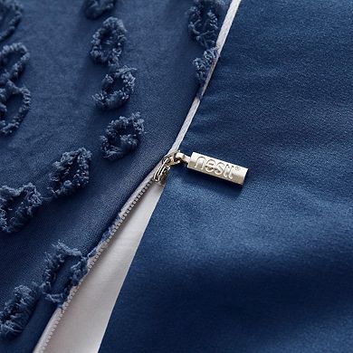 Nestl Bedding Tufted Duvet Cover Set with Quilted Down Alternative Comforter Insert