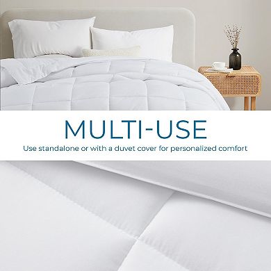 Nestl Bedding Tufted Duvet Cover Set with Quilted Down Alternative Comforter Insert