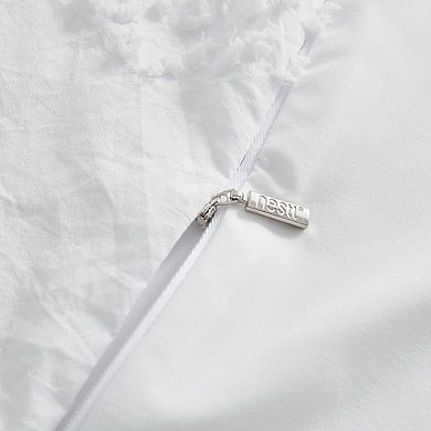 Nestl Bedding Tufted Duvet Cover Set with Quilted Down Alternative Comforter Insert