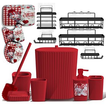 Clara Clark Bathroom Set - Christmas Bathroom Sets