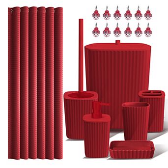 Clara Clark Christmas Bathroom Decor, Bathroom Accessory Set