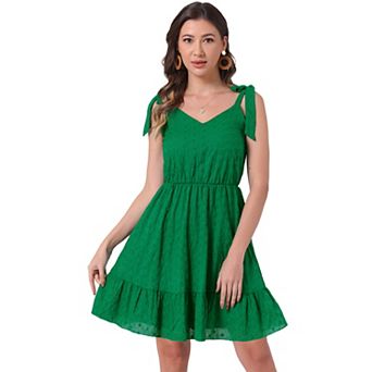 Women's Summer Dresses Sleeveless Cami Sundress Adjustable Strap Mini Beach Dress