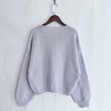 Womens Tie Front Bow Cardigan Sweaters Chunky Knit Long Puff Sleeve Trendy Fall Winter Jacket Coats