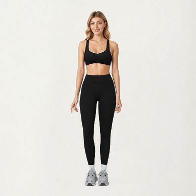 Women's High Waist Seamless Athletic Leggings with Smooth Stretch Fabric and Contoured Fit